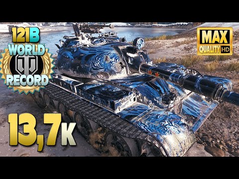 121B damage WORLD RECORD on Erlenberg - World of Tanks