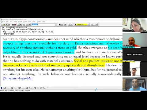 Session 73 Bhagavadgita HG Sakshi Achyuta Prj Bhakti Shastri Gachibowli Satsang 13 May 24