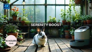 Secret Garden Greenhouse Bunny | Ambient Music | Ultimate Relaxation Music