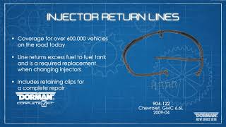 904-122 Right Diesel Return Line; 2004-2010 Chevrolet; 2004-2010 GMC - video thumbnail 2