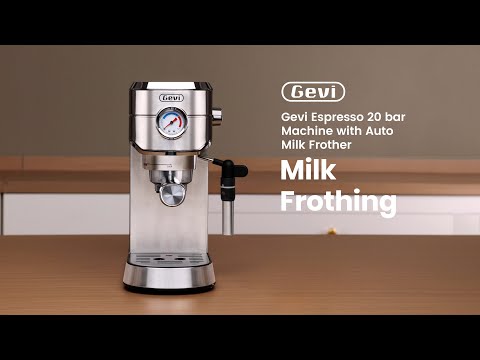 Gevi Espresso Coffee Machine 20 Bar ｜Your Guide to Silky Smooth Milk - GECME418EA-U