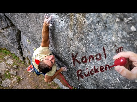 Der erste Zehner der Welt "Kanal im Rücken" - Lando klettert Güllichs Klassiker!