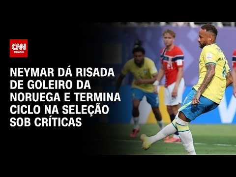 Neymar ri de goleiro da Noruega e sai sob críticas após eliminação do Brasil | CNN NA COPA