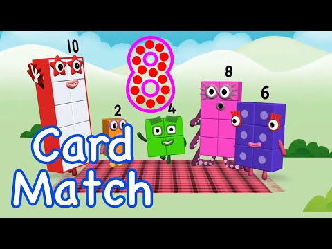 Numberblocks 8 Magic Run, Hide and Seek, Card Match - Numberblocks Adventure | Counting Go Explore