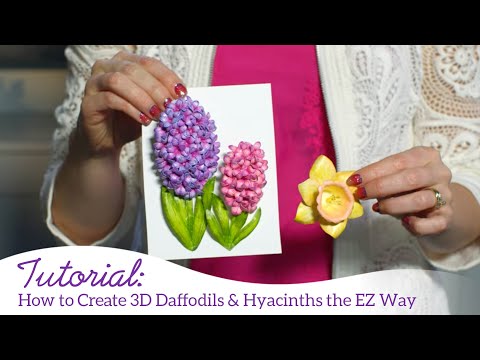 How to create 3D Daffodils & Hyacinths the EZ Way