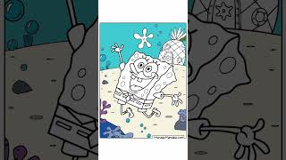 SpongeBob SquarePants | Coloring | Coloring Pages #spongebob #art