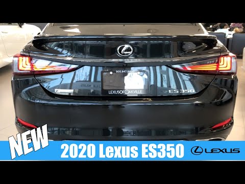 2020 Lexus ES350 F-Sport Carbon Black Metallic | In-Depth Video Walk Around
