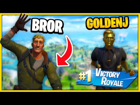 CARRIER MIN STOREBROR TIL ET WIN I FORTNITE • Dansk