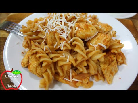 Pasta Fusilli con Pollo | Receta Deluxe | Chapis y Hack