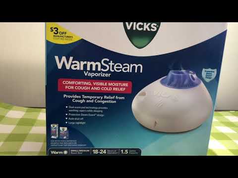 Vicks WarmSteam Vaporizer (With DEMO)!