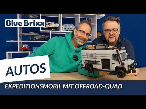 Expeditionsmobil mit Offroad-Quad