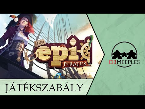 JÁTÉKSZABÁLY: TINY EPIC PIRATES - d3meeples