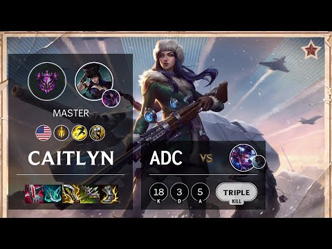 Caitlyn ADC vs Vayne - NA Master Patch 11.23