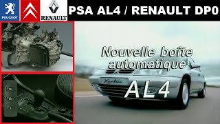 Présentation de la boite de vitesse automatique AL4 PSA Peugeot Citroën (DP0 Renault)