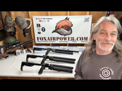 AEA SF MODEL LINEUP - COMPACT, STANDARD & SNIPER - DIFFERENCES & COOL NEW FEATURES @ FOX AIR POWER