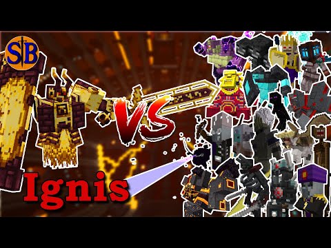 2 Hours and 30 Minutes of Ignis destroying Every Bosses In Minecraft (9000 Subscribers Special)