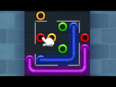 Line Puzzle: Pipe Art Video