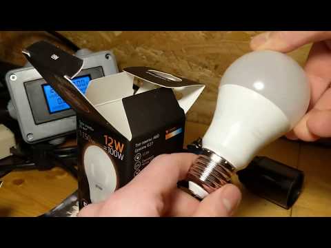 Экспресс-тест лампы Gauss 102502112 LED A60 12W E27 1150lm 3000K 1/10/50 Экспресс-тест лампы Gauss 102502112 LED A60 12W E27 1150lm 3000K 1/10/50