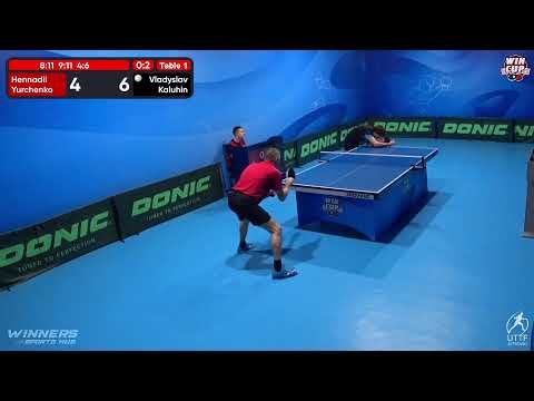 15:30 Hennadii Yurchenko 0-3 Vladyslav Kaluhin West 3 WIN CUP 03.11.2022 | TABLE TENNIS WINCUP