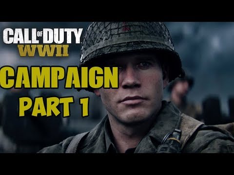 Call of Duty WW2 Campaign Part 1 - First Mission Walkthrough
