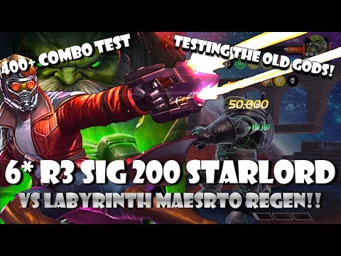 R3 6* Starlord Vs Labyrinth Maestro Regen- Marvel Contest Of Champions