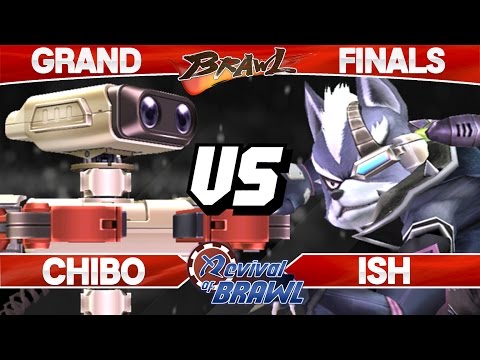 Revival of Brawl - Chibo (ROB) vs Ish (Wolf) - SSBB Mid Tiers Grand Finals - Smash Brawl