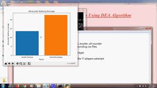 Cricket Team Selection using Data Envelopment Analysis DEA Algorithm