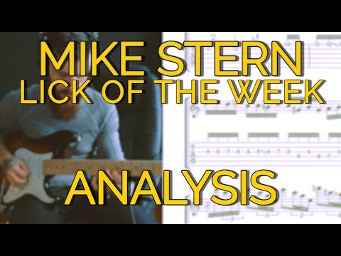 Mike Stern - Tipatina's Lick Of The Week (Analysis)
