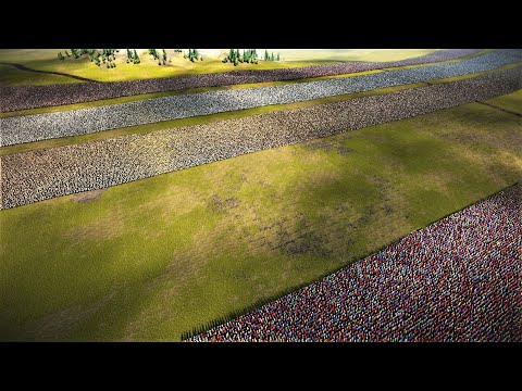 Alliance Of Romans, Knights & Egypt Against | Ultimate Epic Battle Simulator 2 | UEBS2