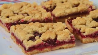 Cranberry Shortbread Bars Recipe Demonstration – Joyofbaking.com