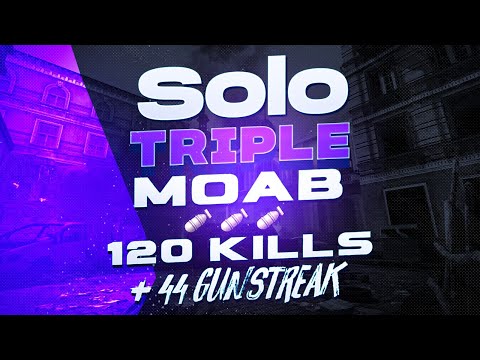MW3 2020: Lobbies like this still exist?! TRIPLE MOAB + 44 Gunstreak (120 Kills Solo)