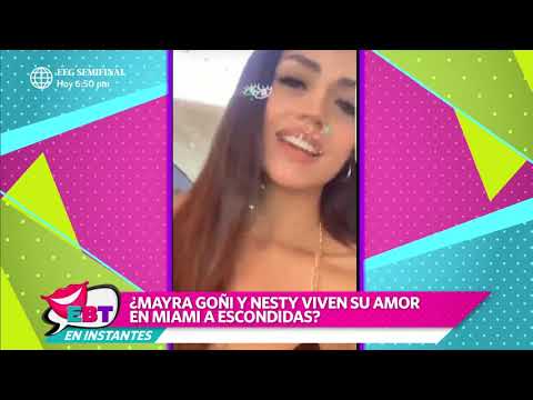Mayra Goñi y Nesty disfrutaron así de su "amor" en Miami