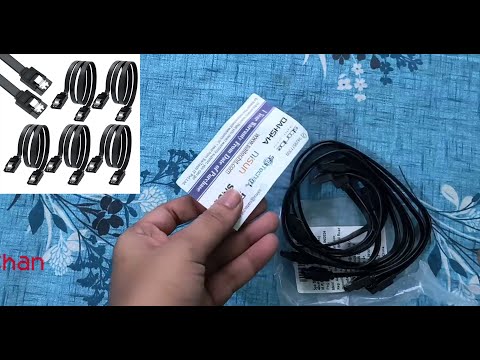 Storite 5 40cm Straight Both Locking Latch SATA 3 6.0 Gbps  Cable (₹129/$1.54) #sale #4k #unboxing