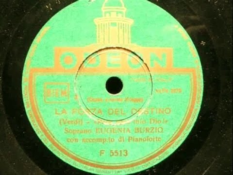 Pace, pace mio Dio - Eugenia Burzio (1906)