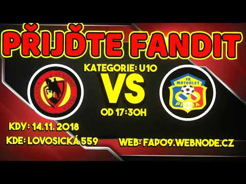 Pozvánka na zápas kategorie U10 s týmem SK Motorlet Praha