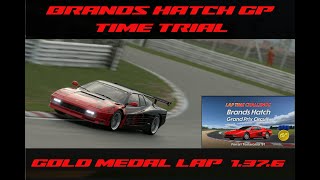 Brands Hatch GP Sport Mode Time Trial Gold Lap - 1.37.6