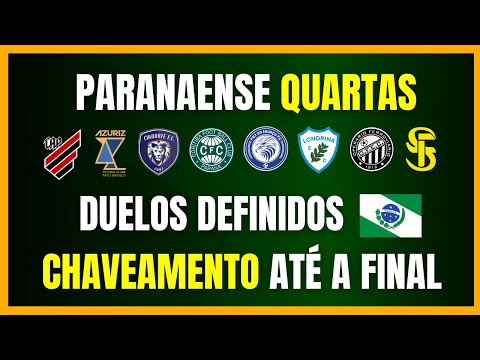 PARANAENSE 2026 | BRACKET TO THE FINAL | QUARTER-FINAL MATCHUPS | FIRST PHASE CONCLUDED