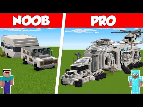 WiederDude - Minecraft NOOB vs PRO: MODERN RV HOUSE BUILD CHALLENGE in Minecraft / Animation