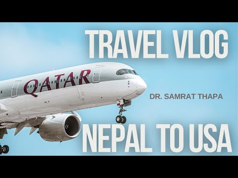 Nepal to USA travel Vlog by Dr. Samrat Thapa ENG Subtitles Available                 #studyinusa