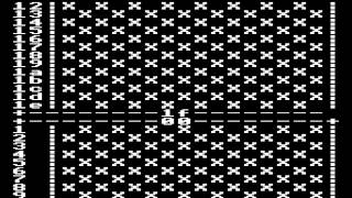 Vertical scrolling test on the Acorn Electron