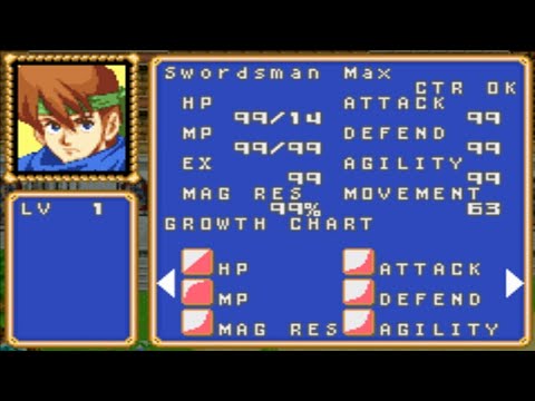 Shining Force Resurrection Of The Dark Dragon - GBA - Cheat Codes #cheatcodes #emulator #gba