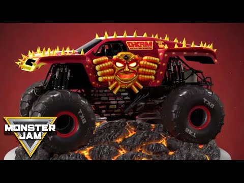 Fire Max-D Monster Jam Truck 360 Turntable Views | Monster Jam