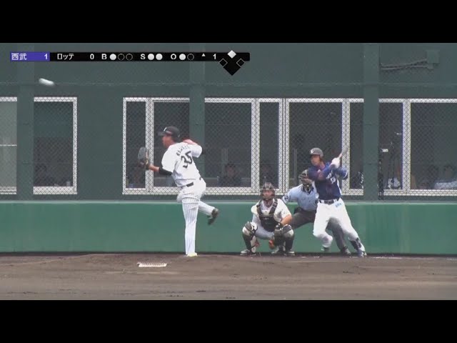 【ファーム】ライオンズ・愛斗 初回にタイムリーで追加点!! 2018/8/29 M-L(ファーム)