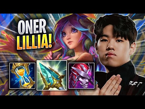 ONER TRIES NEW LILLIA BUILD! - T1 Oner Plays Lillia JUNGLE vs Poppy! | Season 2023