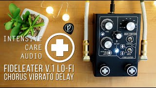 Video thumbnail for Intensive Care Audio Fideleater v.1 Lo-Fi Chorus Vibrato Delay by Pedal of the Day