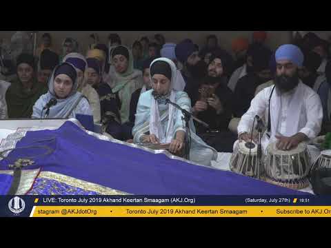 011 Toronto July 2019 Saturday Evening - Bibi Harkiran Kaur Jee Toronto