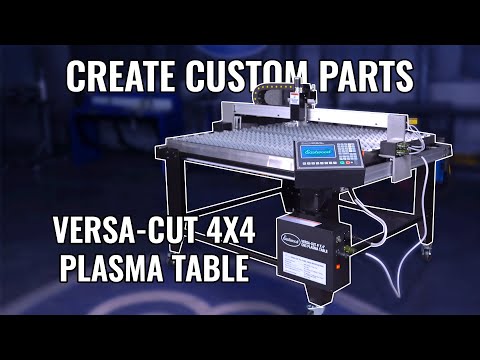 Affordable Plasma Table with Pro Results! - Versa Cut 4X4 CNC Plasma Table with CNC Cut 40