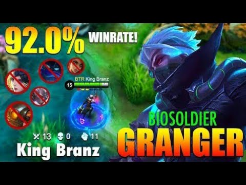 GAMEPLAY GRANGER || TOP GLOBAL GRANGER BTR BRANZ || PERFECT BUILD & ITEM