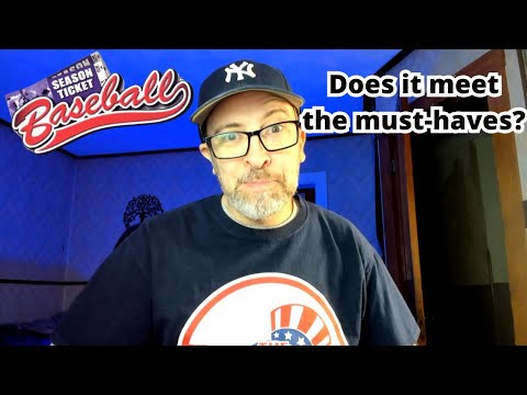 Season Ticket Baseball Review Based on My Must-Haves