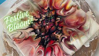 Festive Bloom! Dutch Bloom -Fluid Art